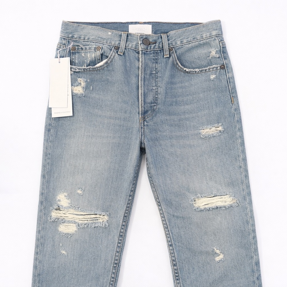NWT Free People x Boyish The Billy Women’s Size 26 High Rise Skinny Jeans Denim - Picture 3 of 3
